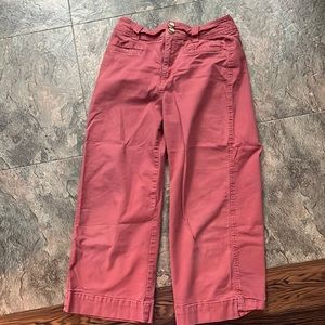 Reddish retro high rise jeans